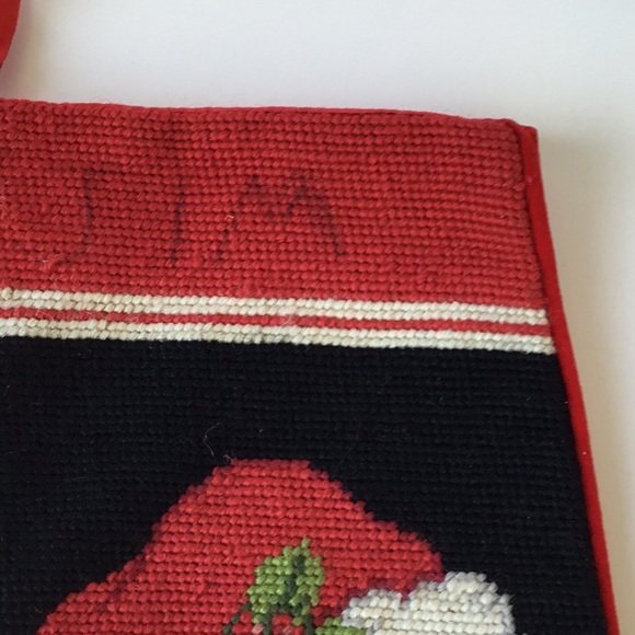 Peking Handicraft Needlepoint Santa Christmas Sock - Picture 14 of 16